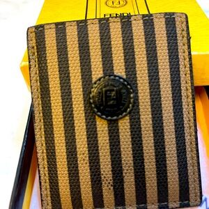 Authentic Fendi compact case with mirror